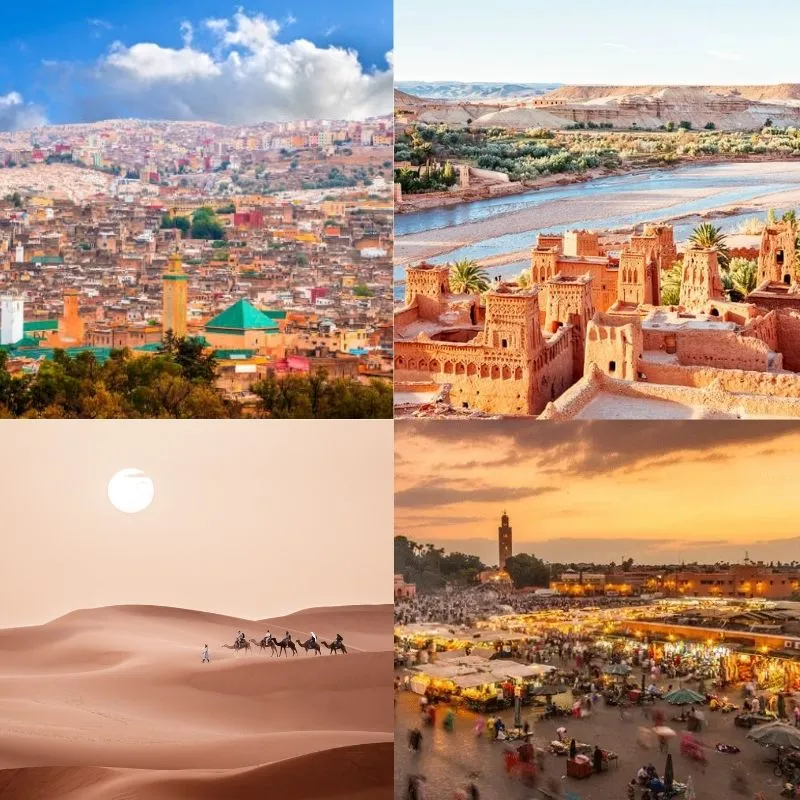 Tour de 5 días desde Agadir al desierto