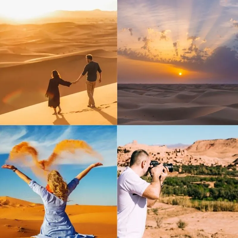 Valigia con articoli essenziali per un viaggio in Marocco