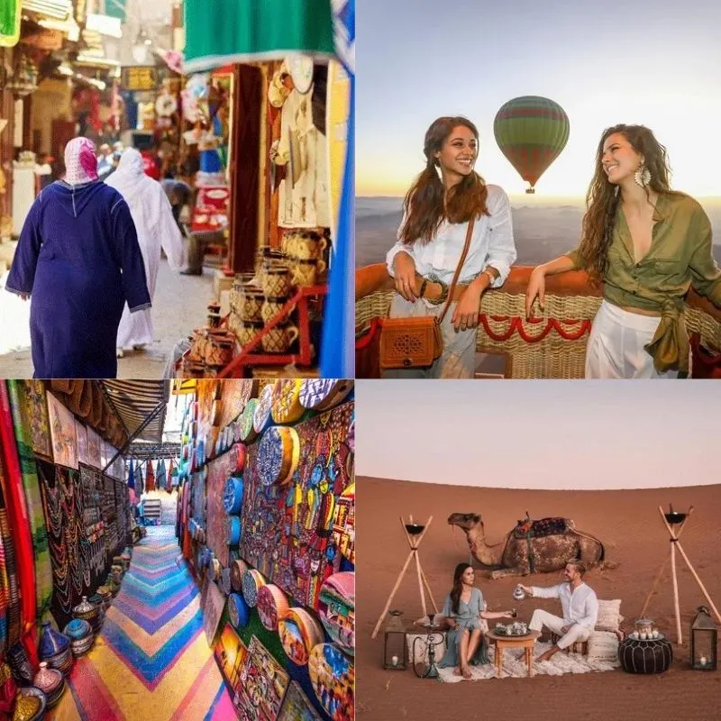 Una guida locale amichevole in una medina marocchina